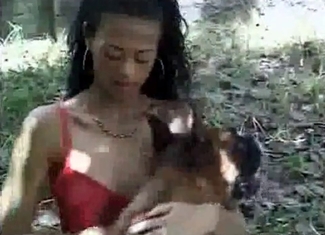 Animal fuck is the best gift for this chick
