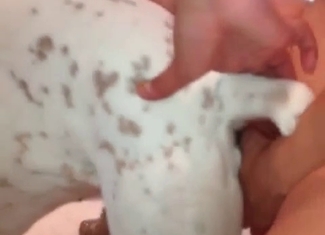 Watch a puppy fucking with its owner